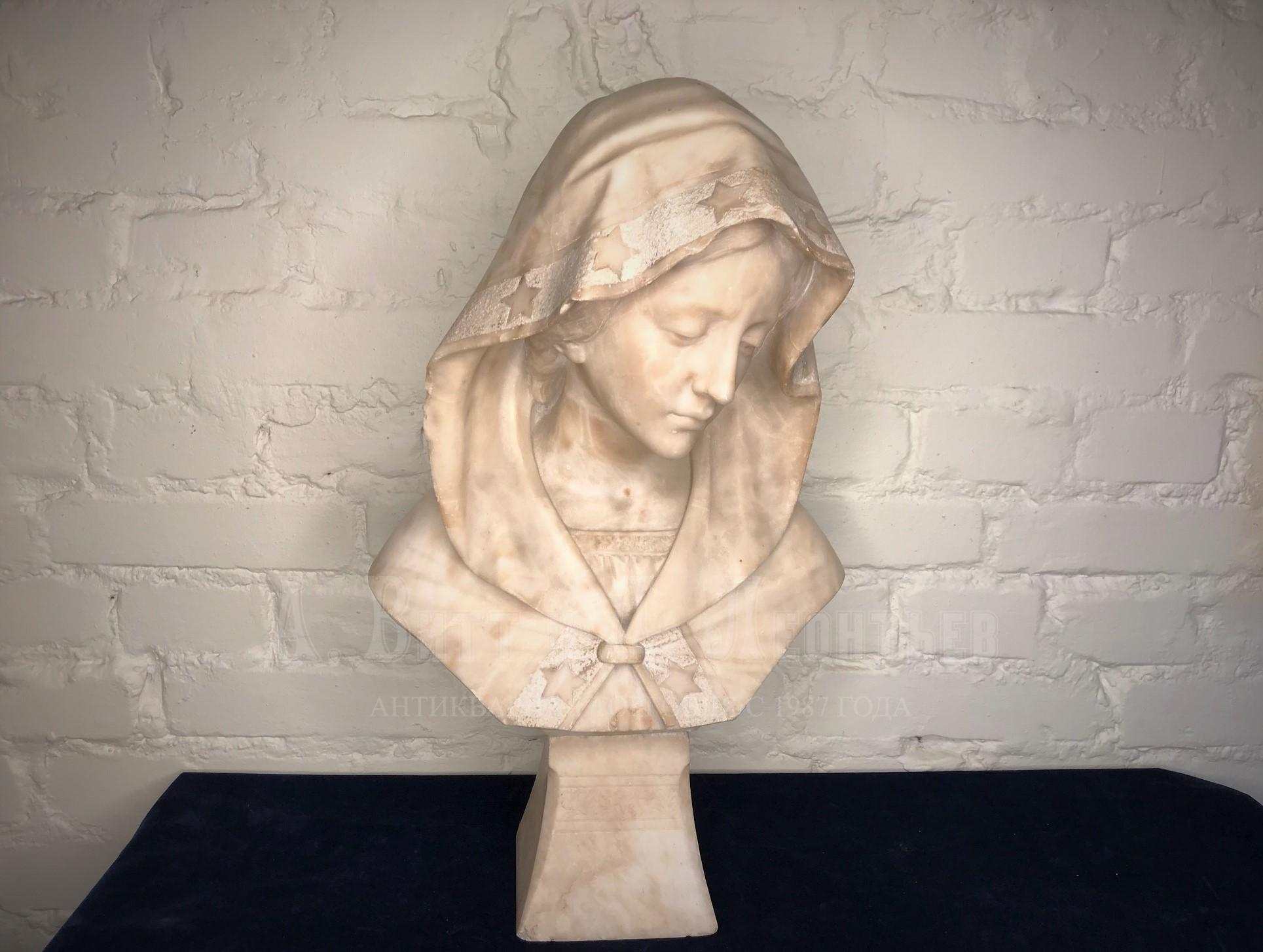 Скульптура алебастр Пресвятая Богородица